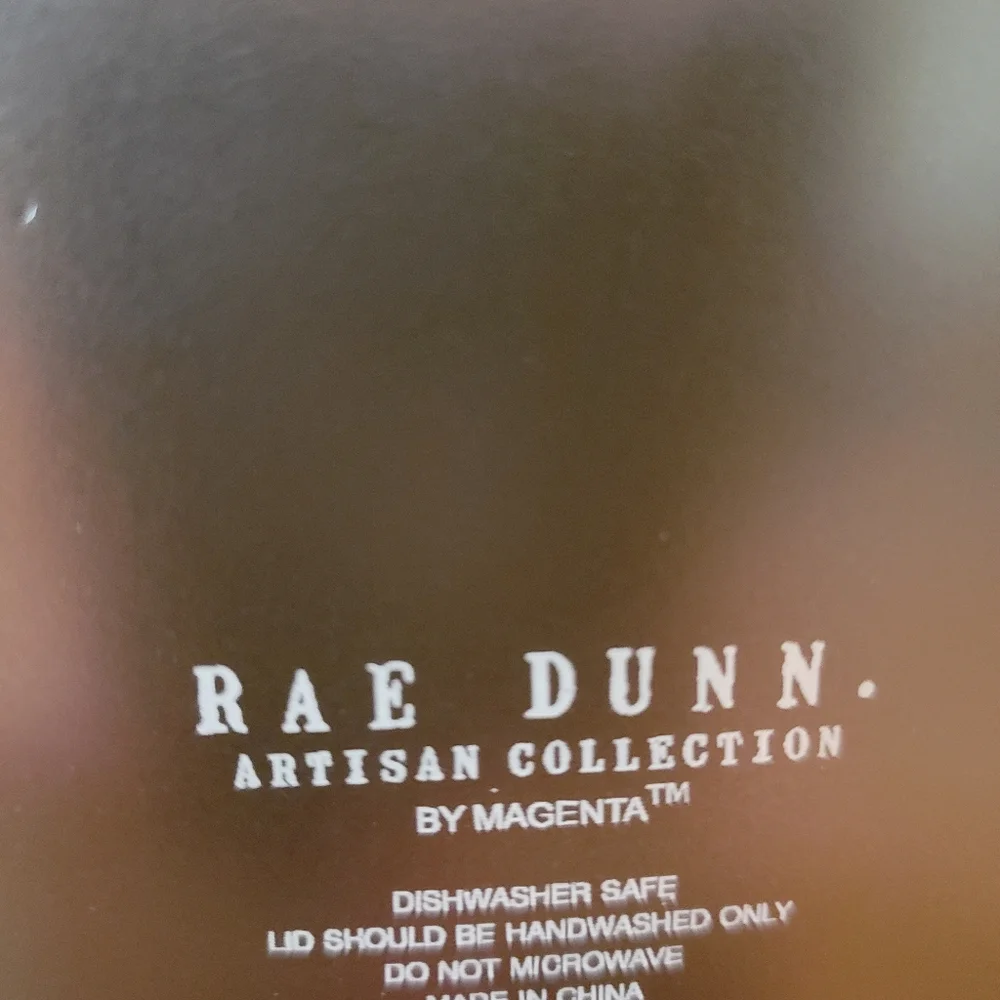 Rae Dunn Halloween Boo Canister Black New